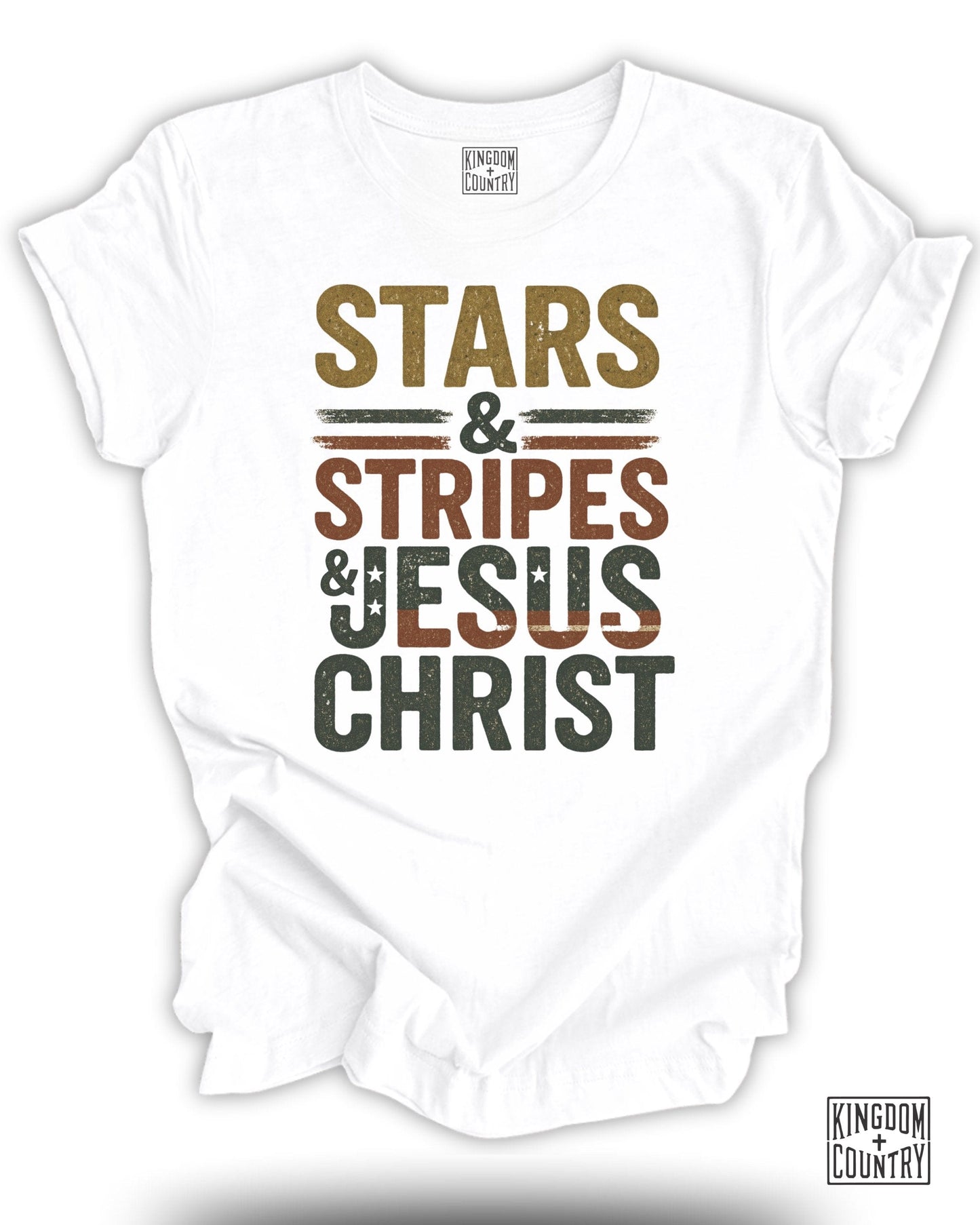 Stars Stripes and Jesus Christ T-Shirt product