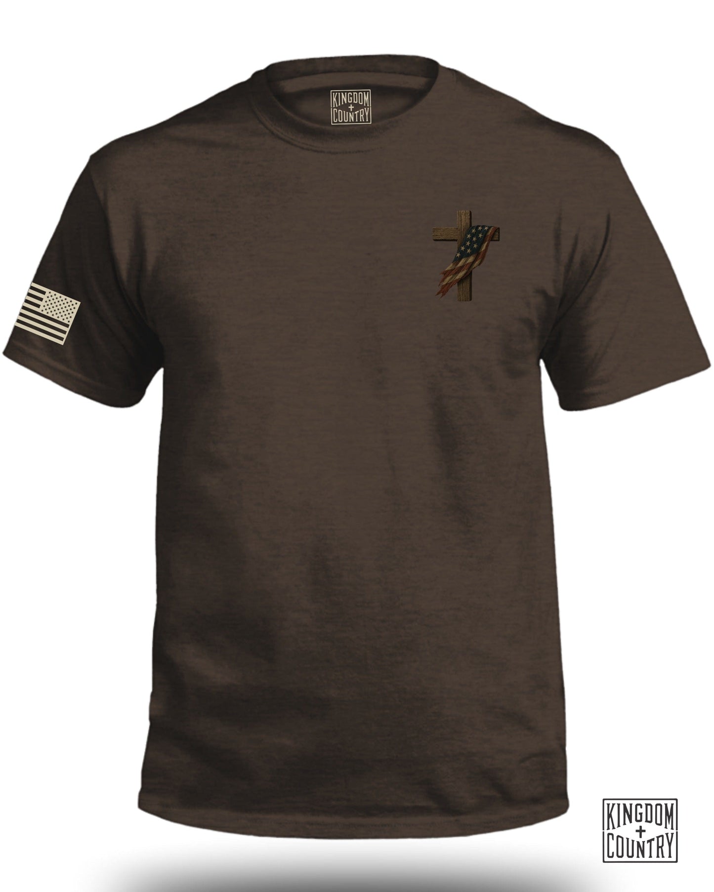 Patriotic Cross Graphic Short Sleeve T-Shirt product