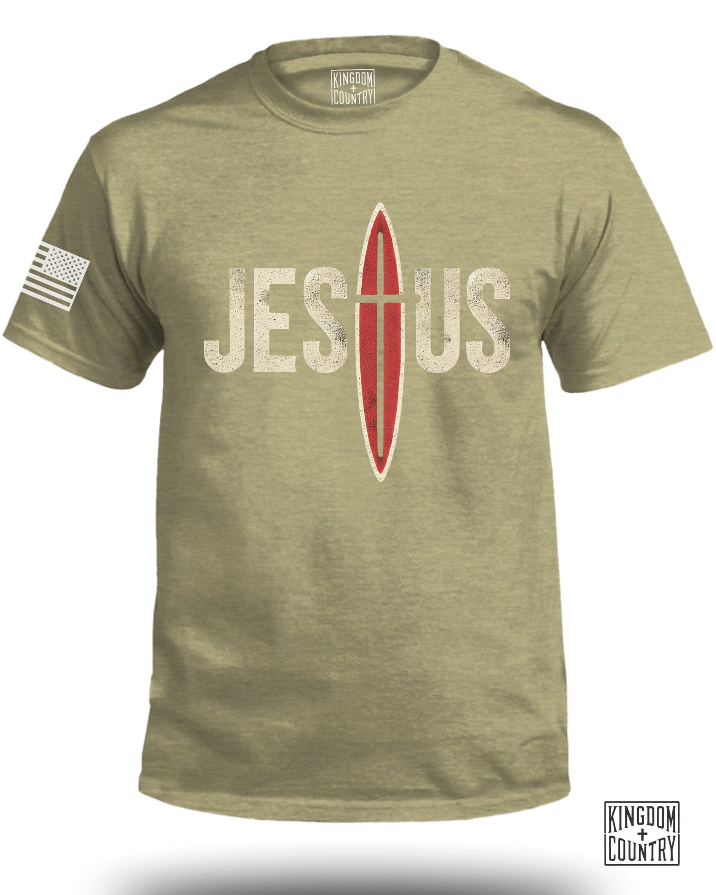Jesus with Surfboard Graphic T-Shirt Style Product