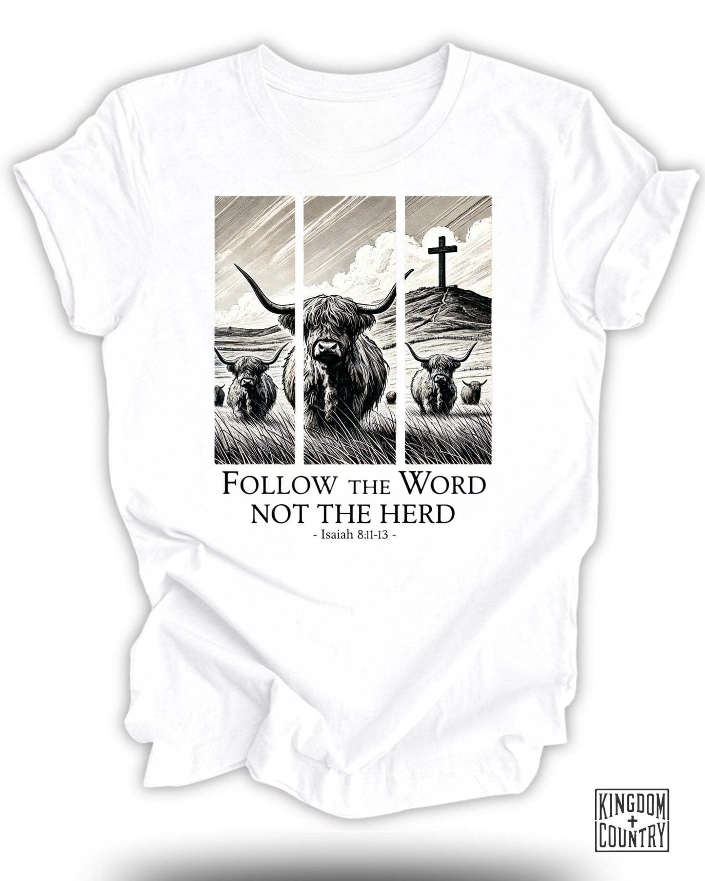 Follow the Word Not the Herd Religious Shirt product