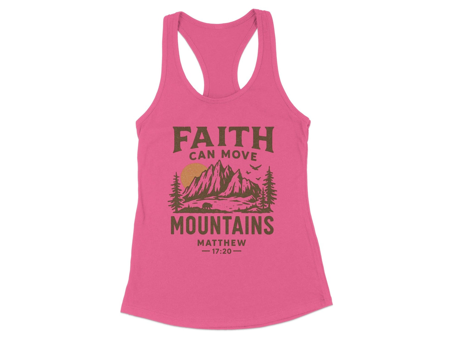 Faith Can Move Mountains Graphic Tank Top product