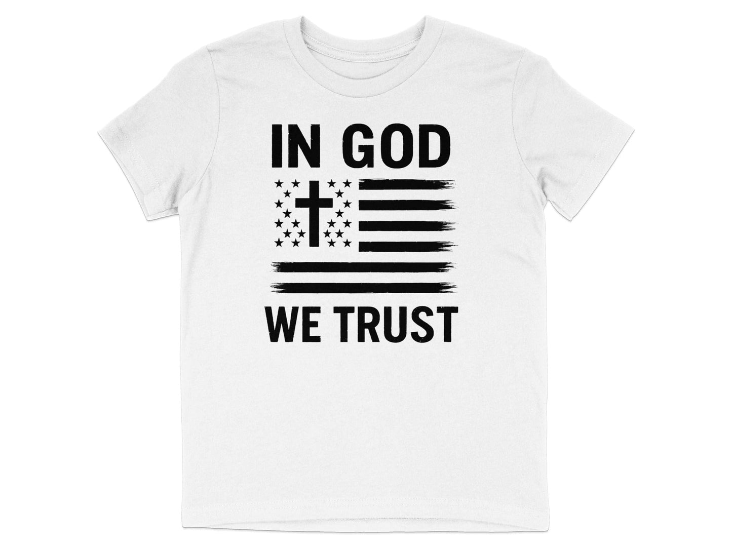 In God We Trust American Flag Graphic T-shirt