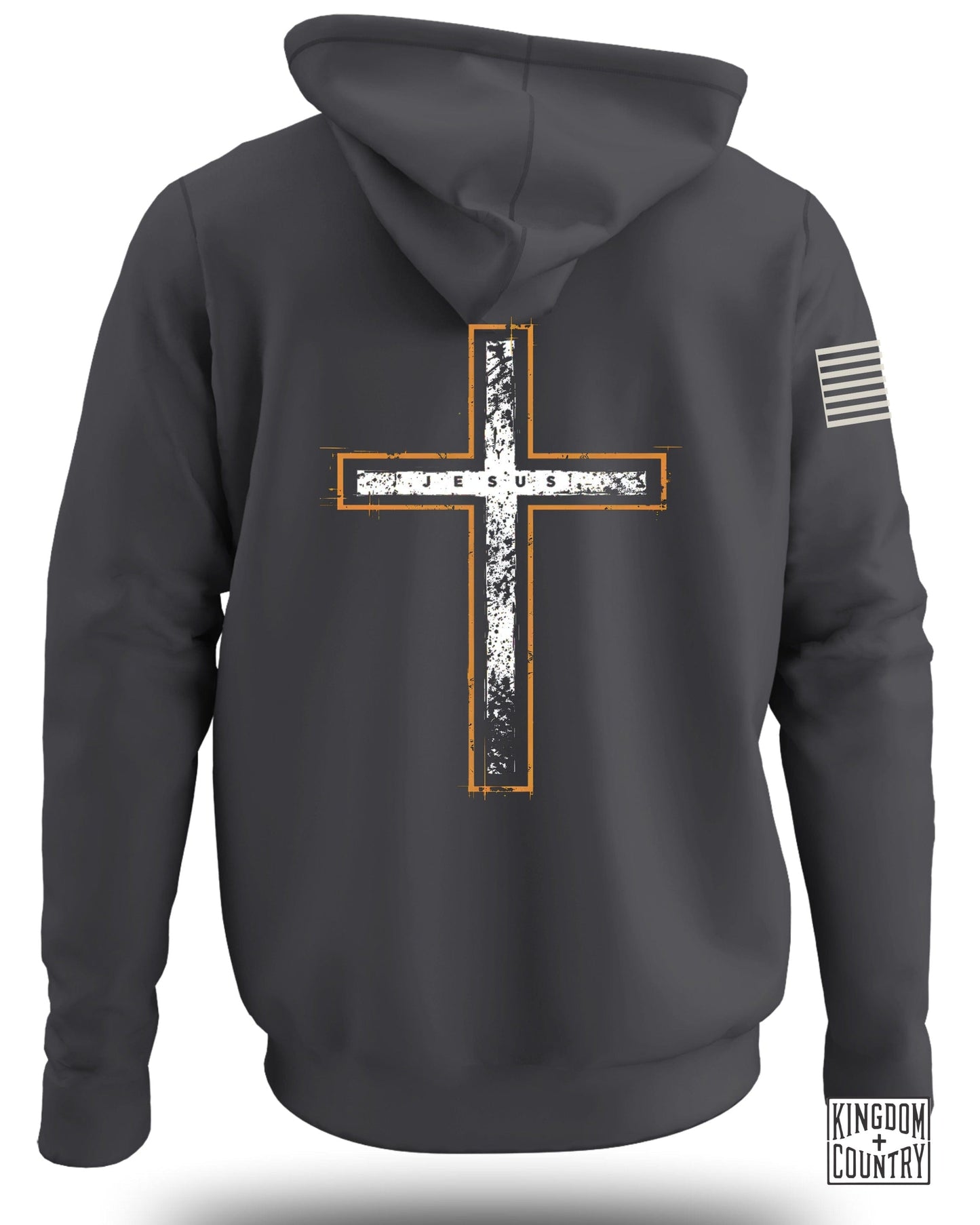 Bold Cross Design Hoodie for Everyday Wear
