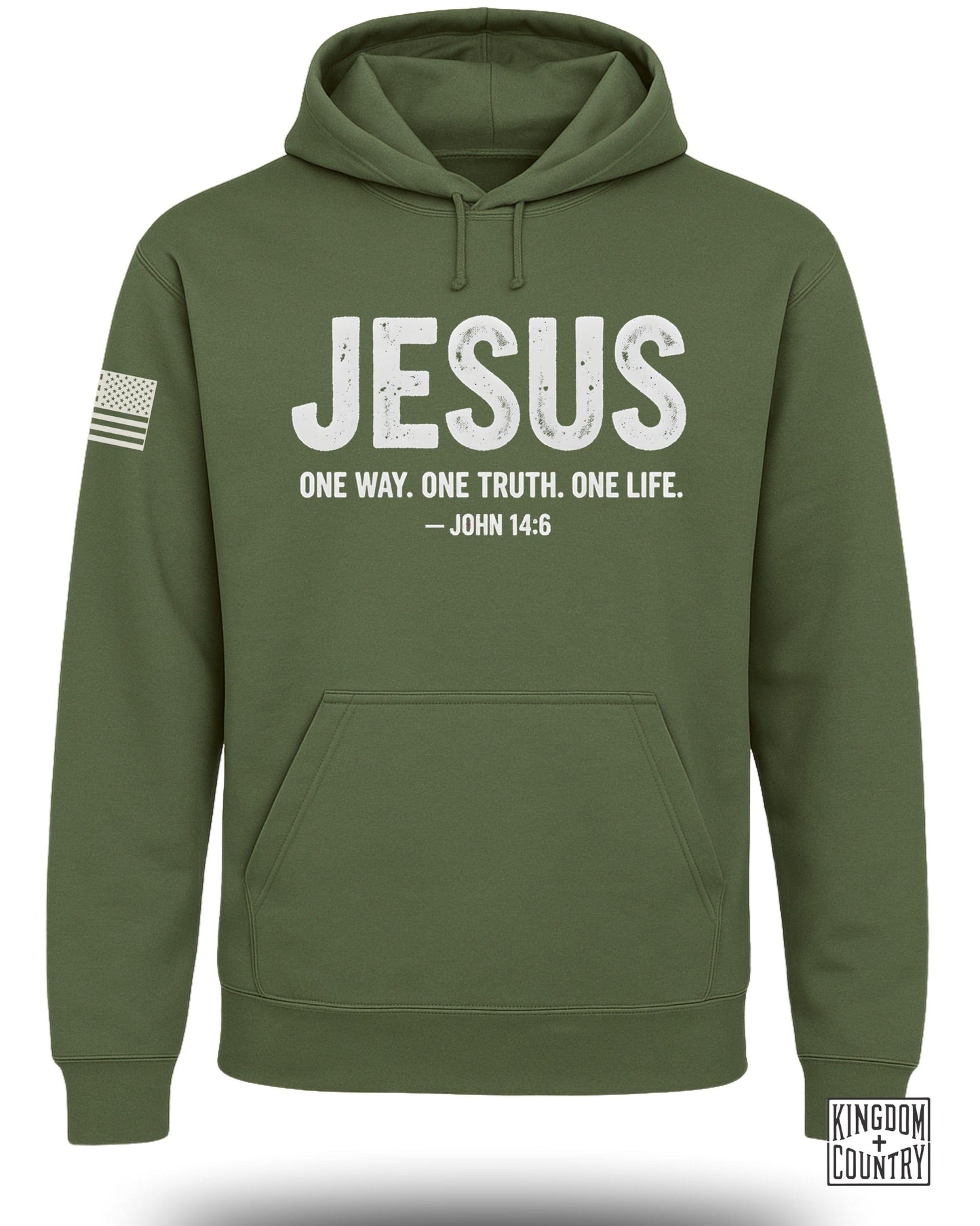 Jesus One Way One Truth One Life Hoodie