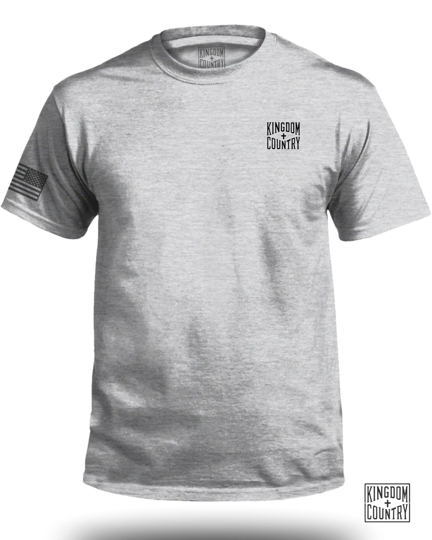 Kingdom Country Gray Flag Logo Tee Shirt product type