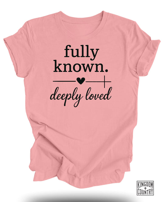 Fully Known Deeply Loved Graphic T-Shirt product