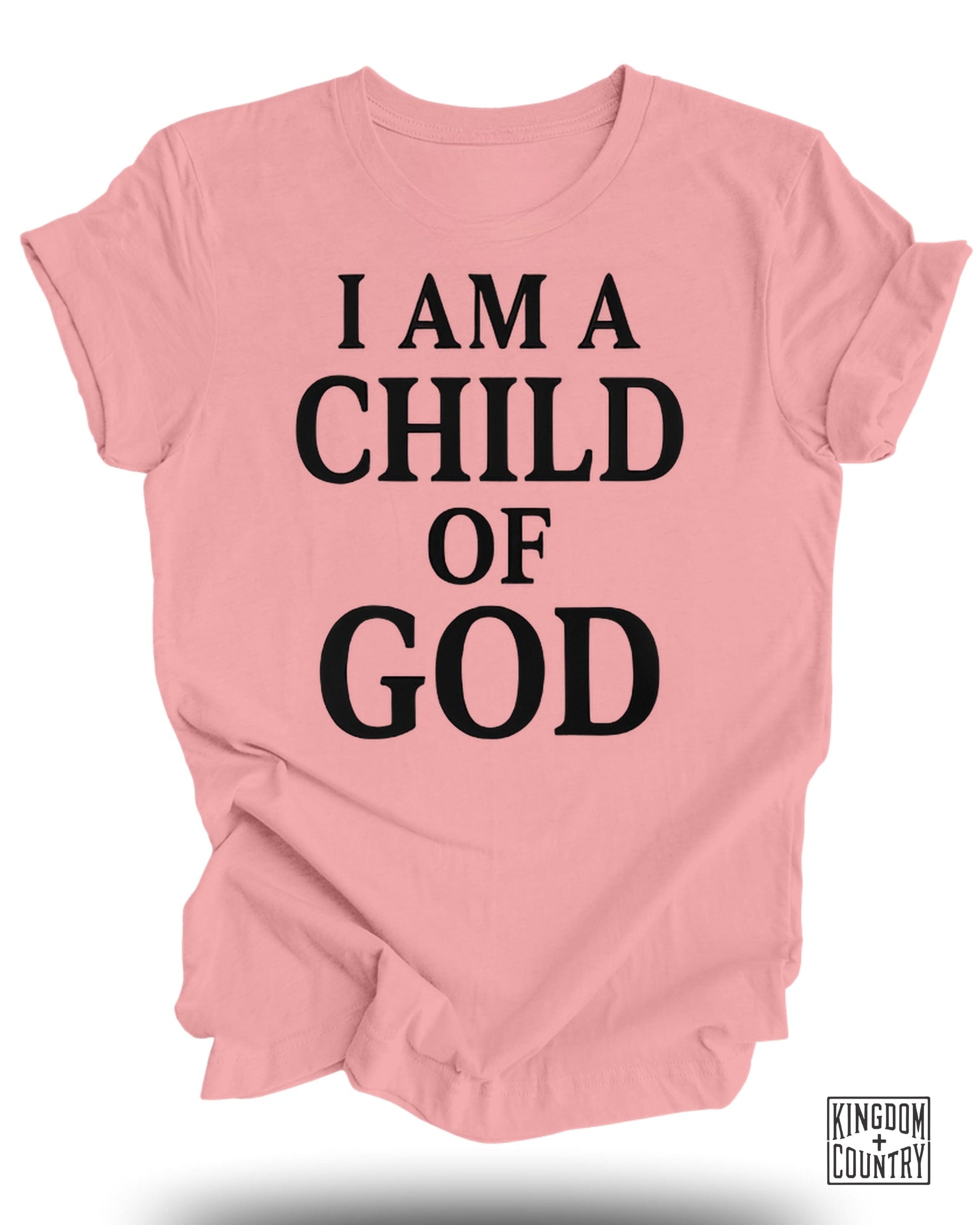 I Am a Child of God Inspirational T-Shirt product type