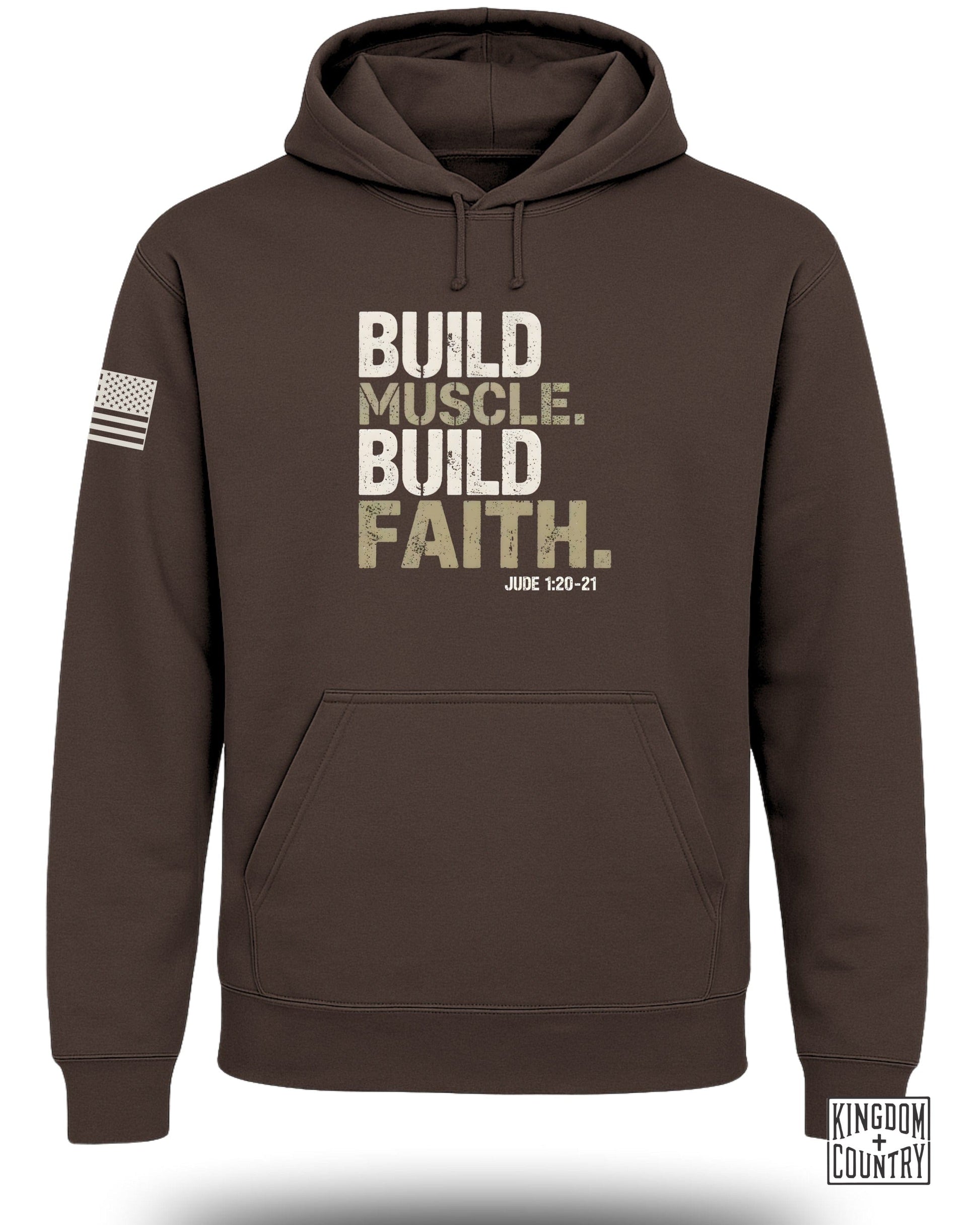 Build Muscle Build Faith Jude 1:20-21 Hoodie