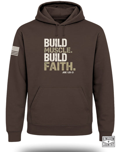 Build Muscle Build Faith Jude 1:20-21 Hoodie