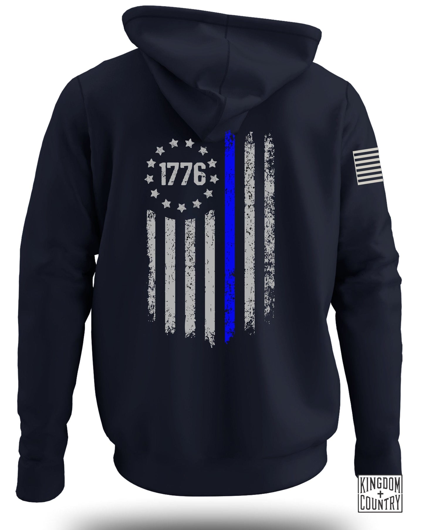 Patriotic Flag 1776 Graphic Hooded Sweatshirt product type