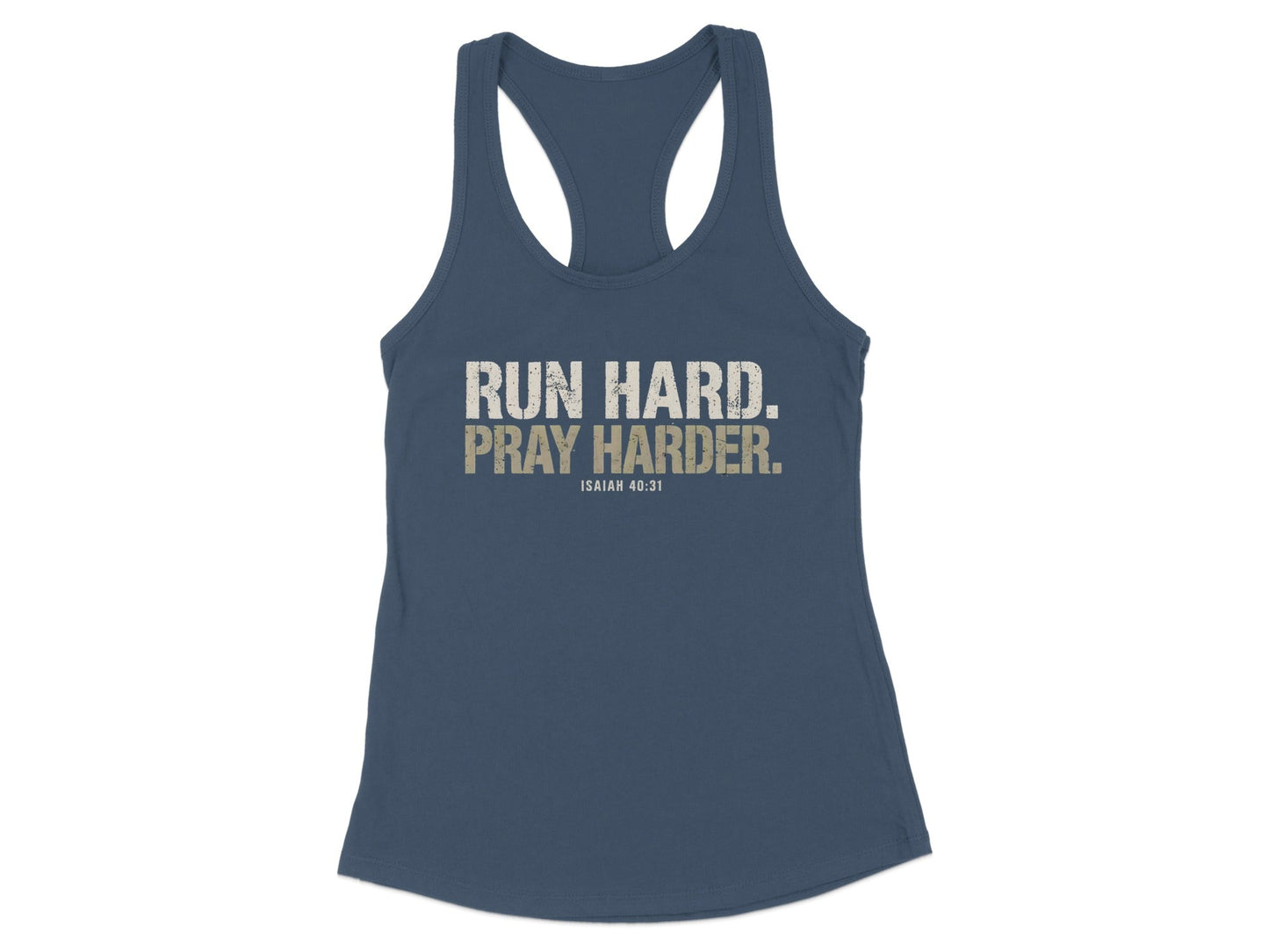 RUN HARD PRAY HARDER ISAIAH 40 31 Women's Tank Top