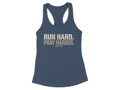 RUN HARD PRAY HARDER ISAIAH 40 31 Women's Tank Top