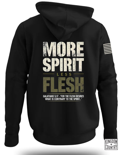 More Spirit Less Flesh Graphic Hoodie product