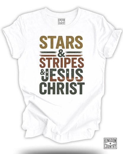 Stars Stripes and Jesus Christ T-Shirt product