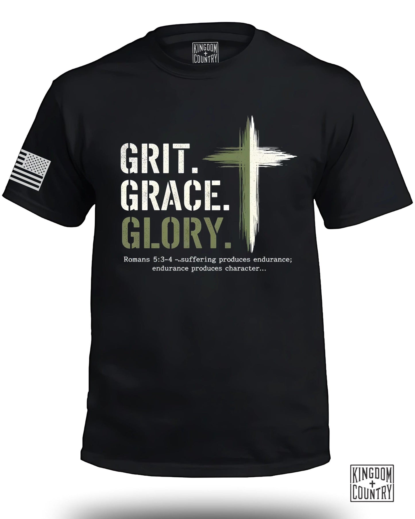 Grit Grace Glory Motivational Christian Shirt product