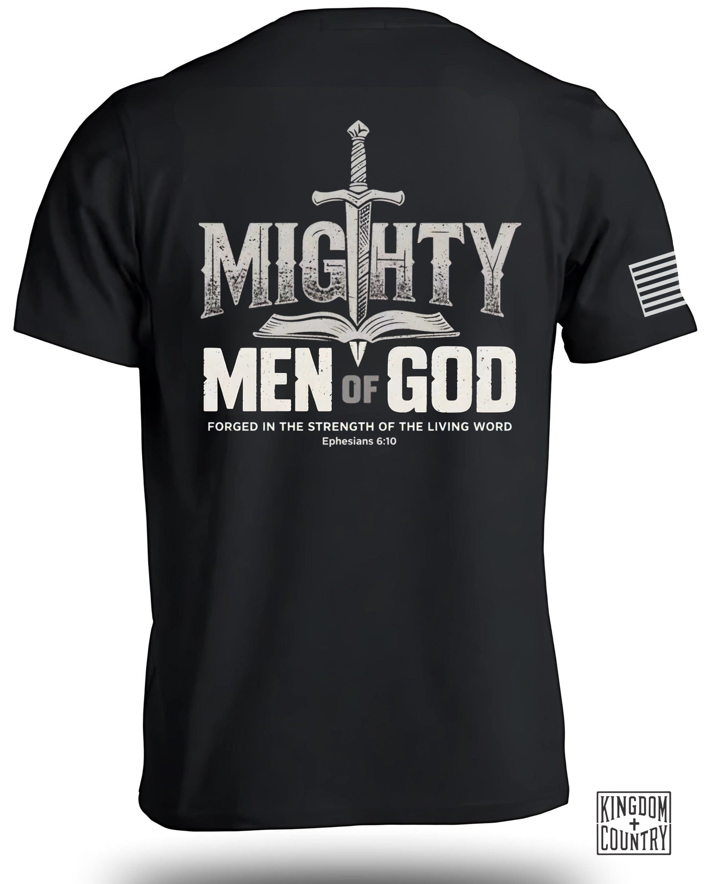 Mighty Men of God Sword Design Inspirational Shirt product