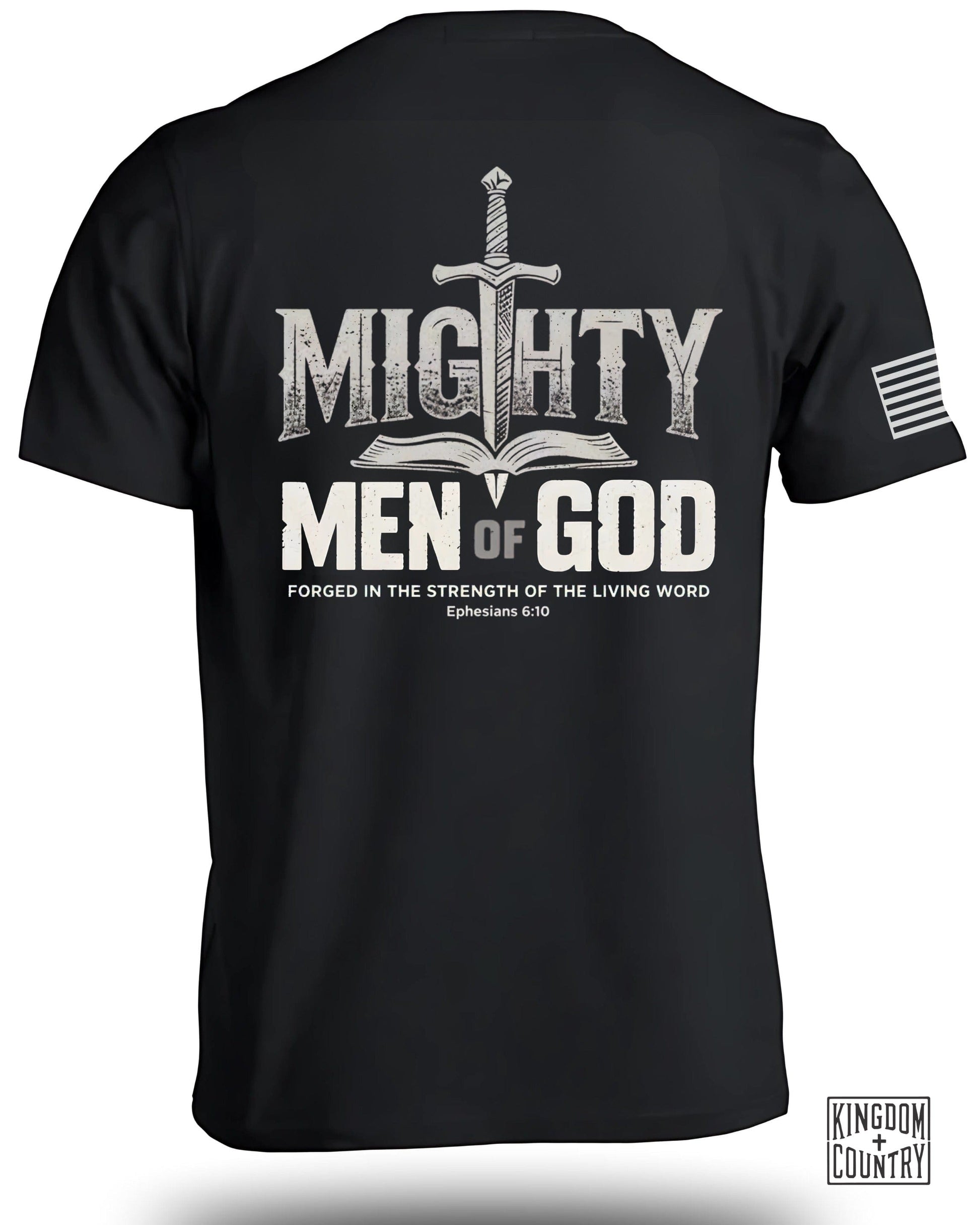 Mighty Men of God Sword Design Inspirational Shirt product