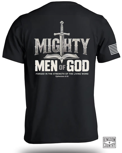 Mighty Men of God Sword Design Inspirational Shirt product