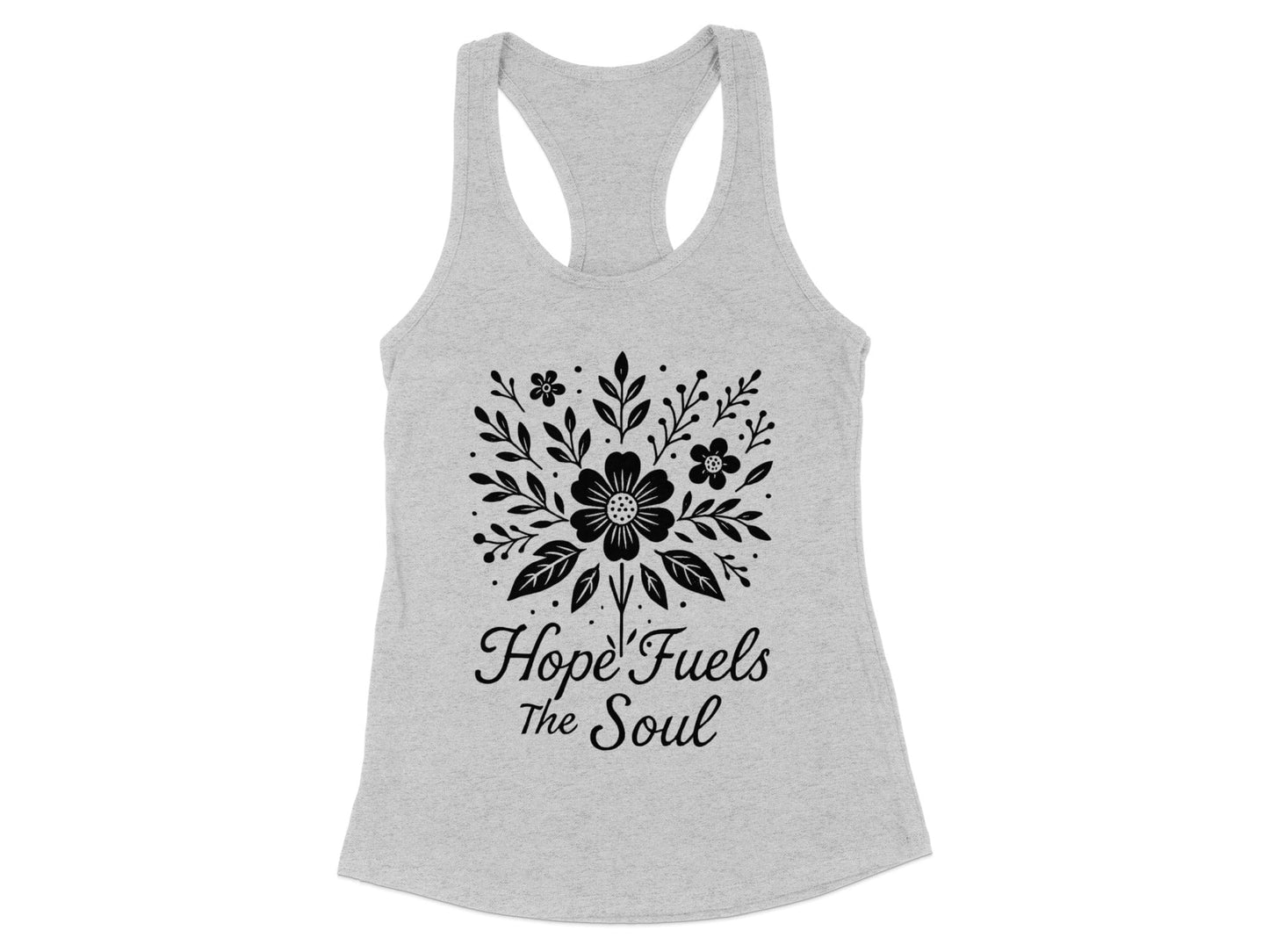 Hope Fuels The Soul Floral Graphic Tank Top product type