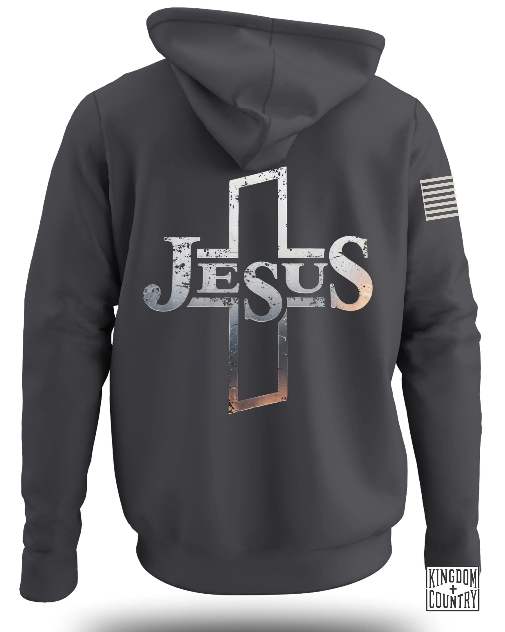 Stylish Jesus Cross Printed Hoodie for Men and Women