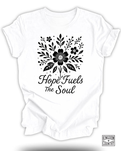 Hope Fuels The Soul Floral Graphic Tee product type