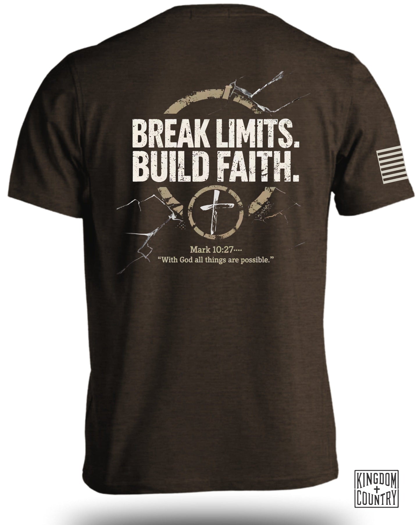 Break Limits Build Faith Inspirational T-Shirt product