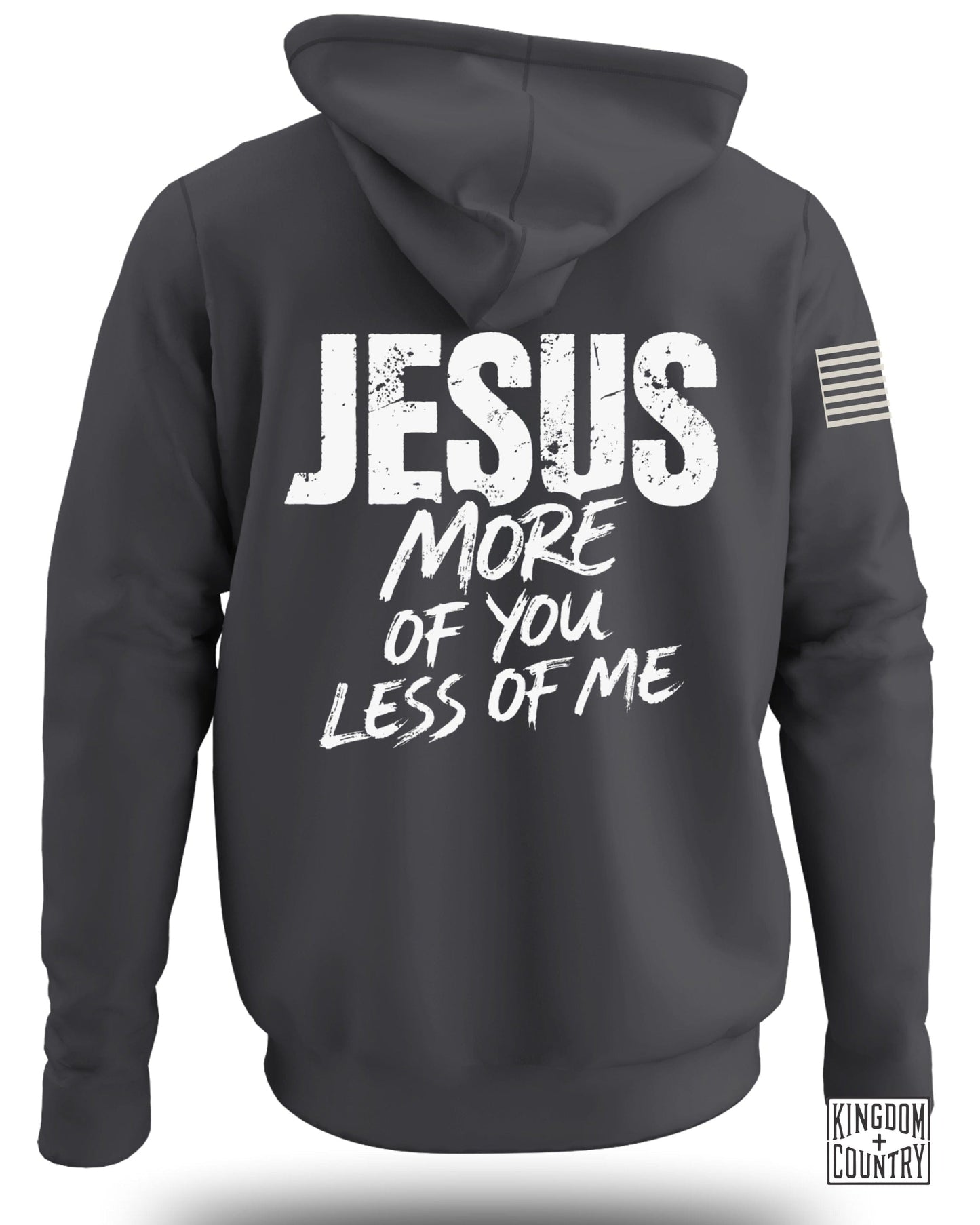 JESUS More Of You Less Of Me Hoodie Perfect for Faithful