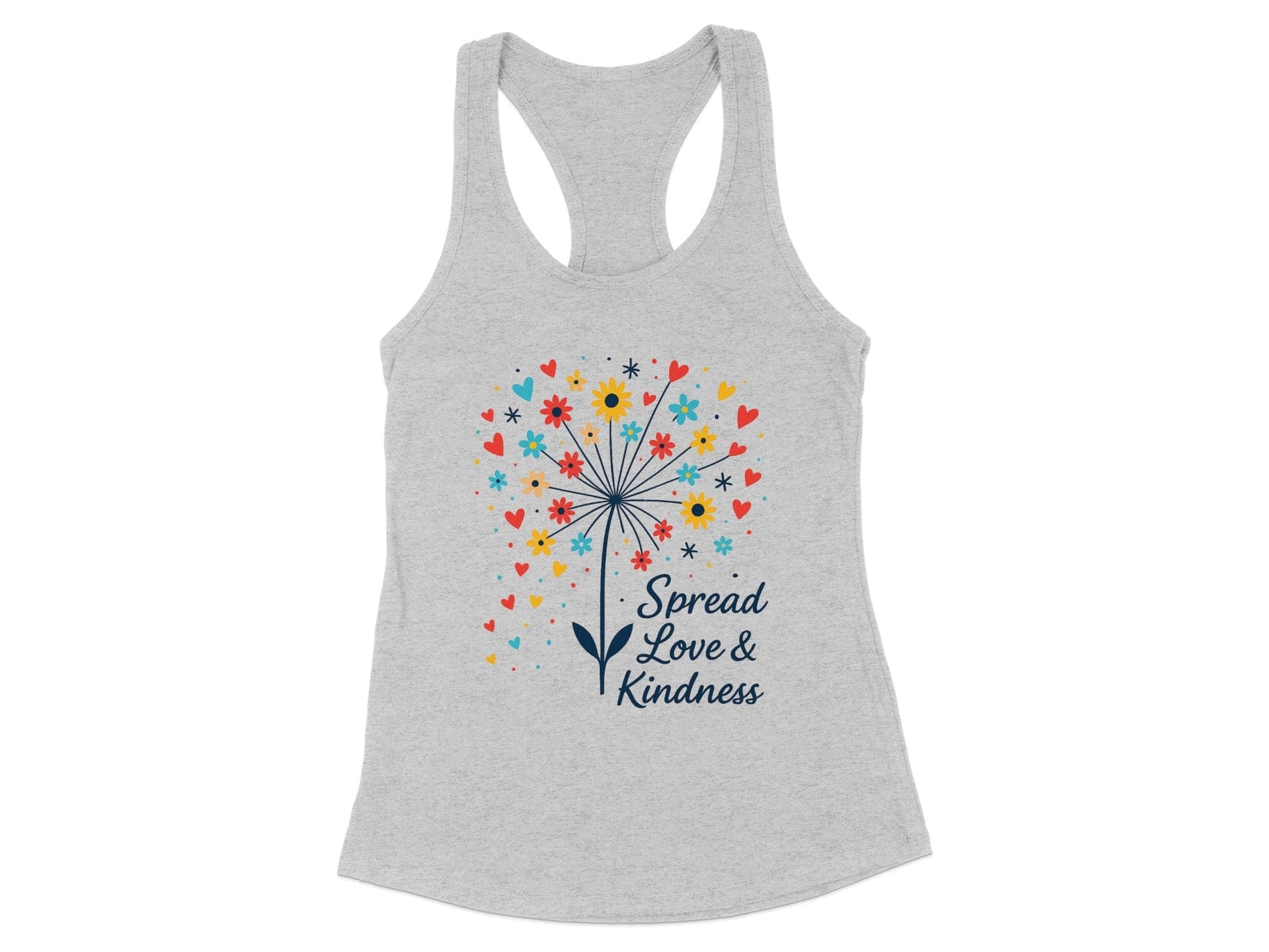 Spread Love and Kindness Flower Graphic Tank Top product