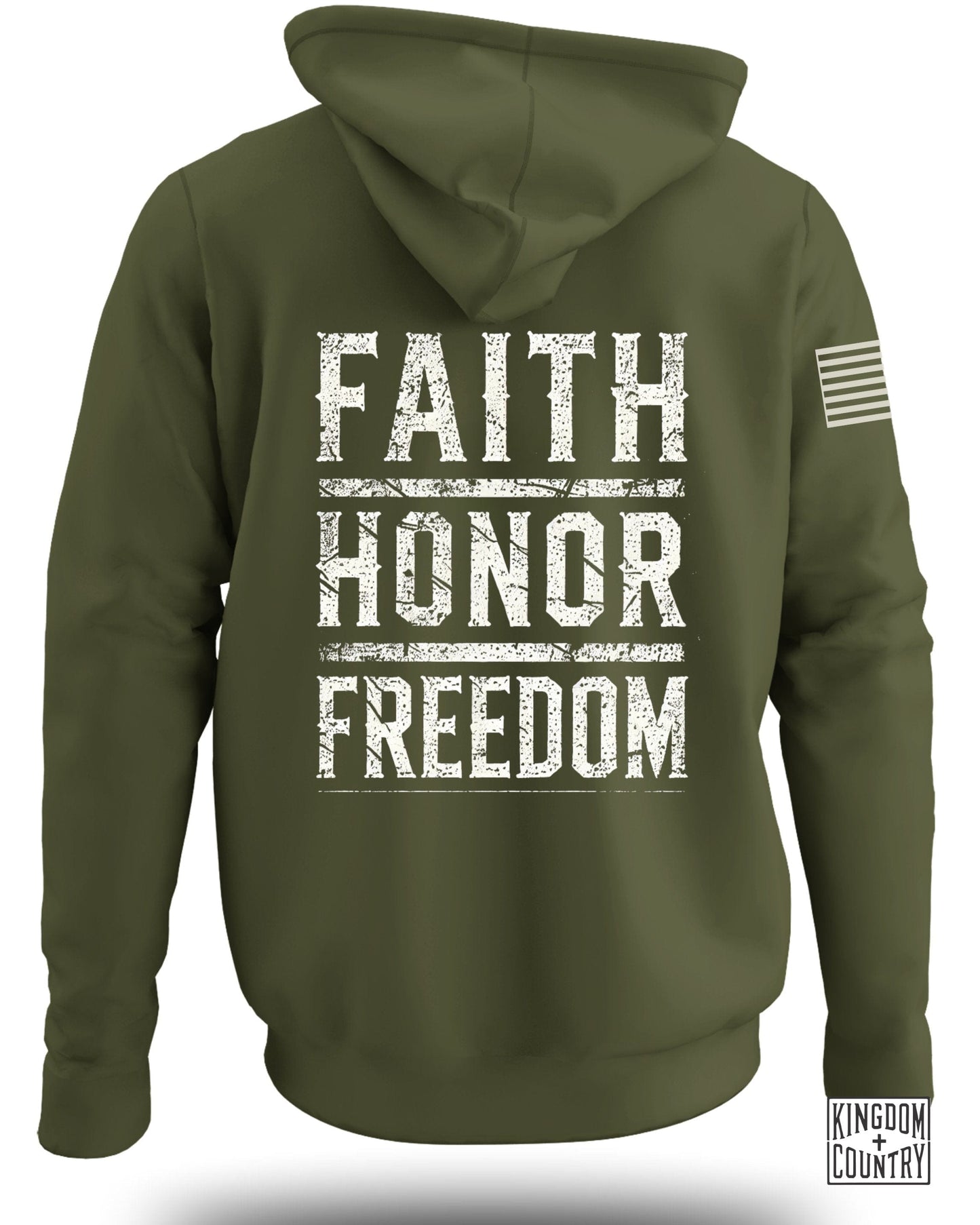 Faith Honor Freedom Hooded Sweatshirt product type
