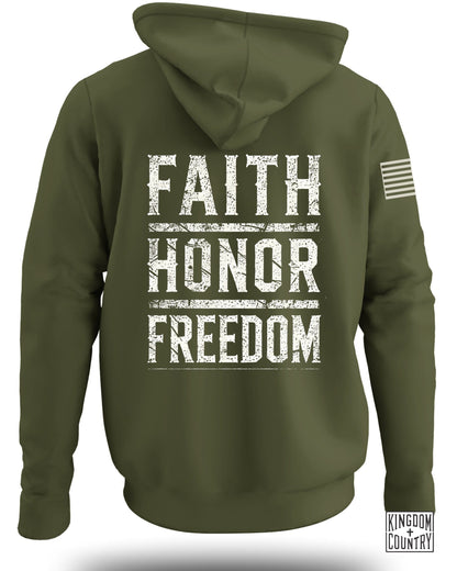 Faith Honor Freedom Hooded Sweatshirt product type