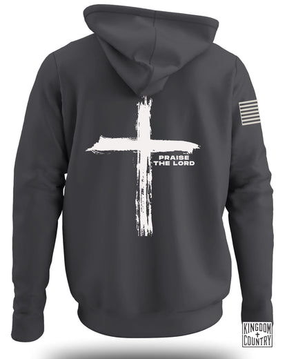 Praise The Lord Cross Design Hoodie product