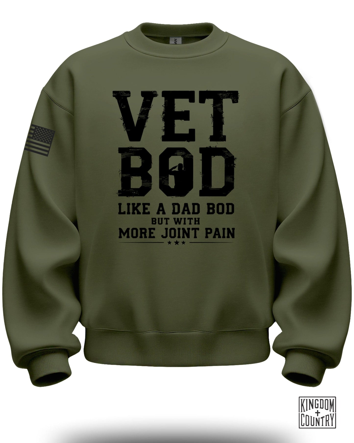 Vet Bod Like a Dad Bod But with More Joint Pain Sweater