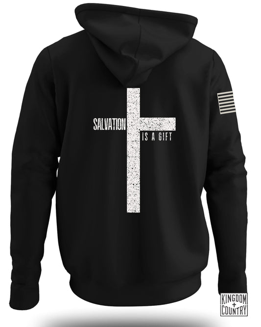 Salvation Is A Gift Printed Hoodie Product