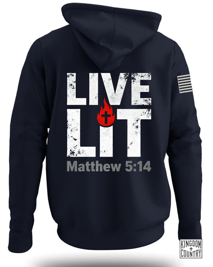 Live Lit Matthew 5:14 Hoodie Product Type