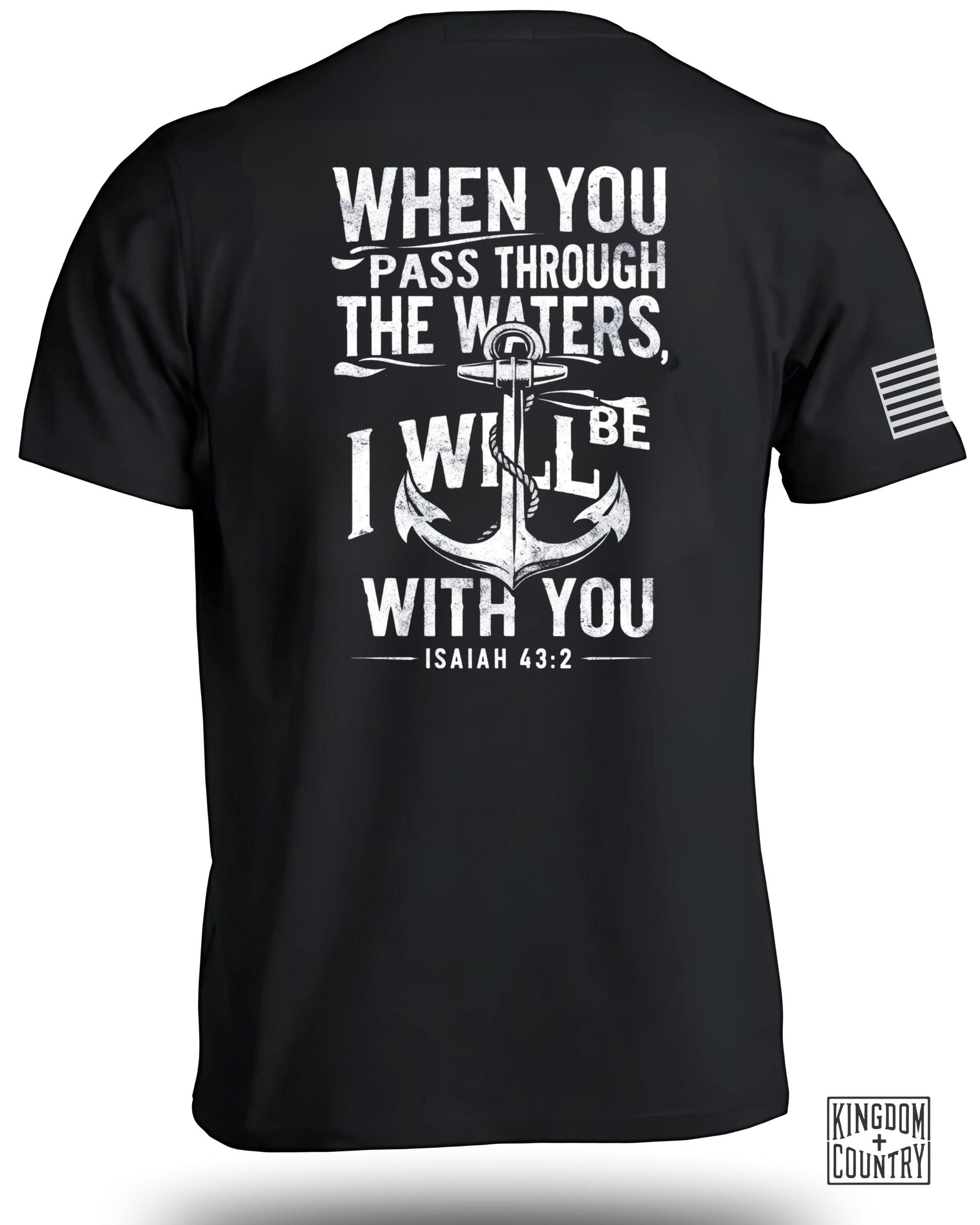 When You Pass Through The Waters Isaiah Shirt product