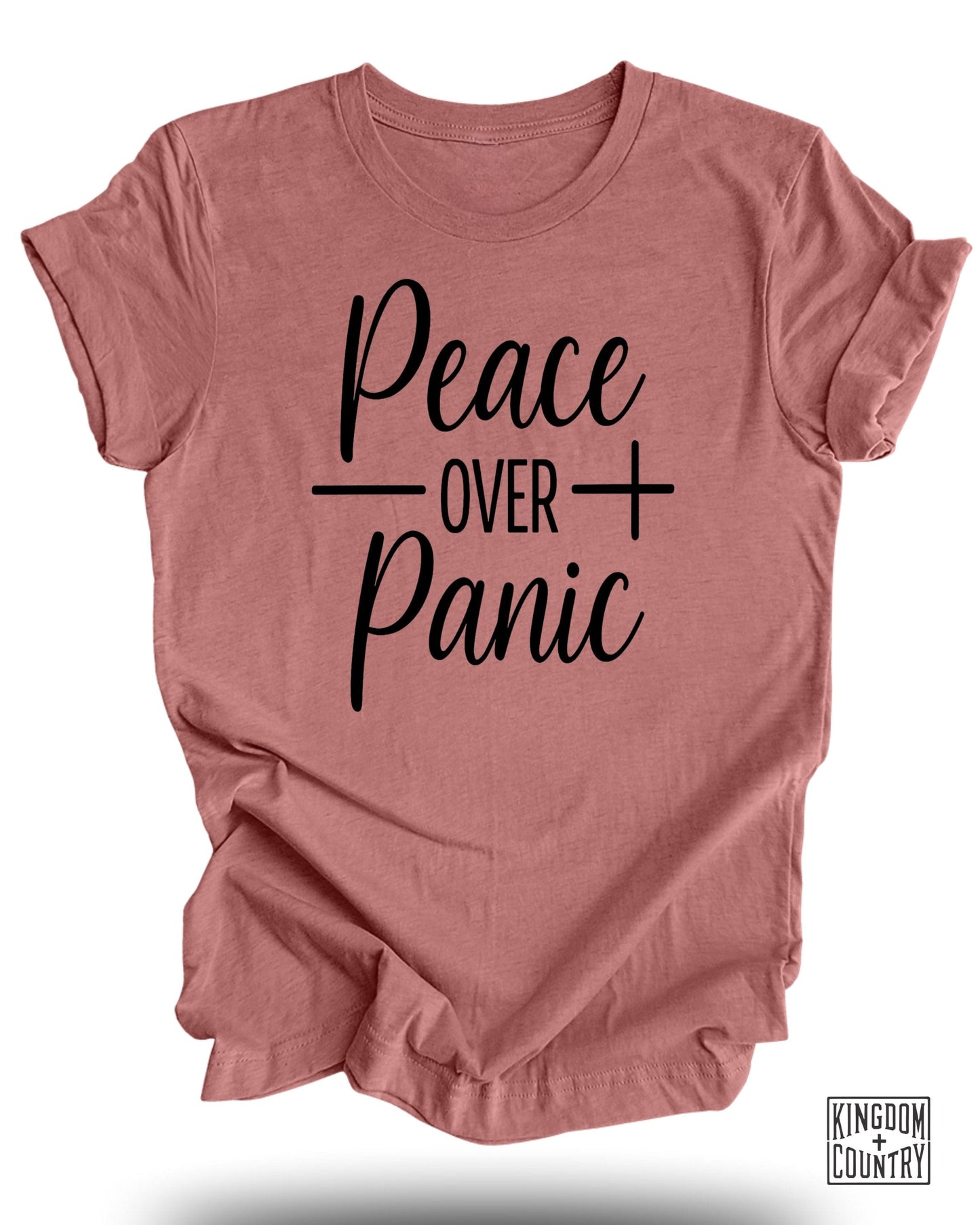 Peace Over Panic Graphic T-Shirt Casual Wear product type