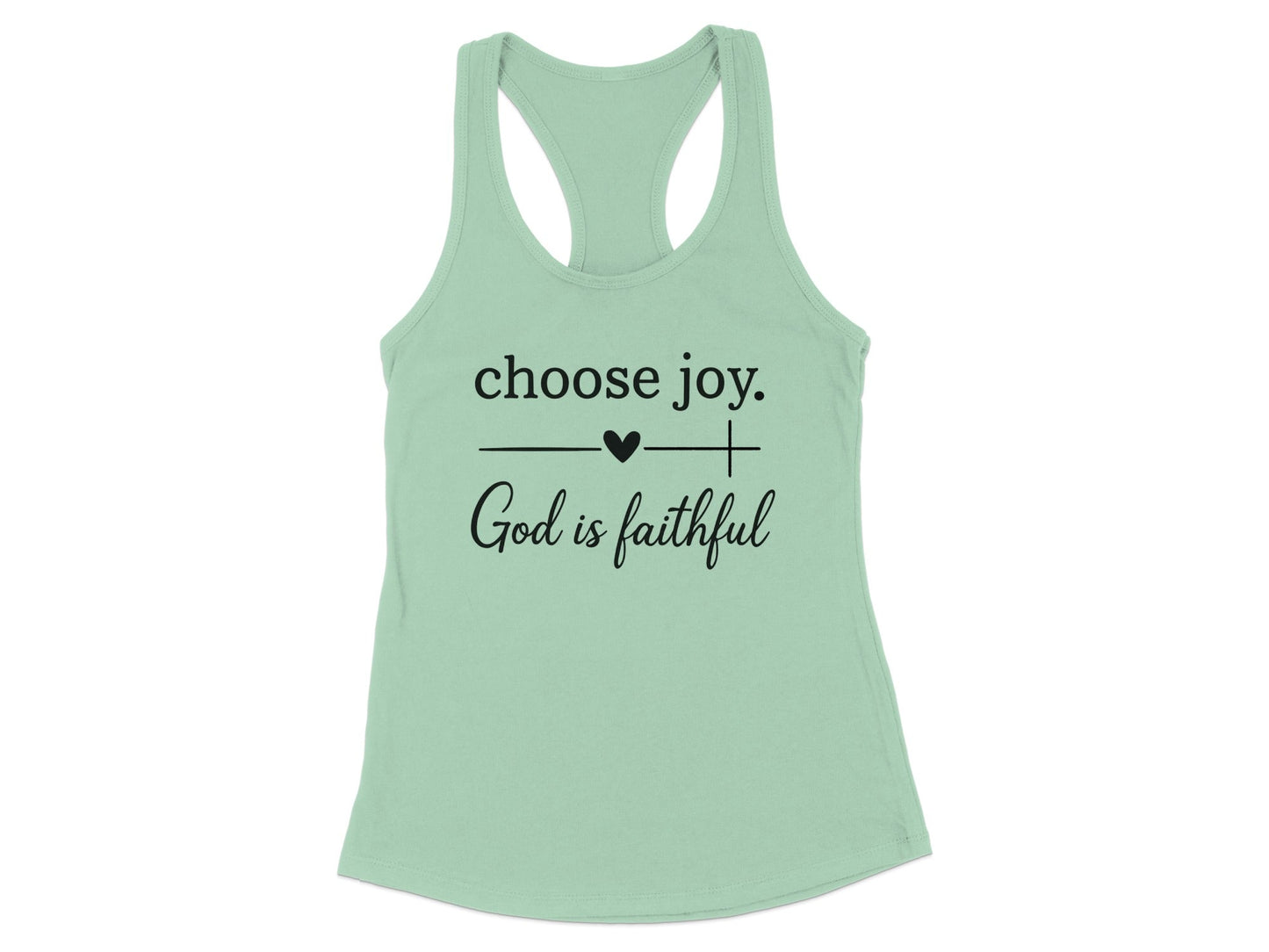 Choose Joy God Is Faithful Tank Top product type