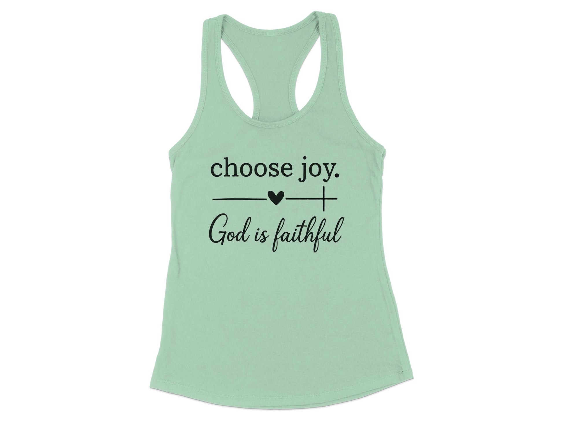 Choose Joy God Is Faithful Tank Top product type