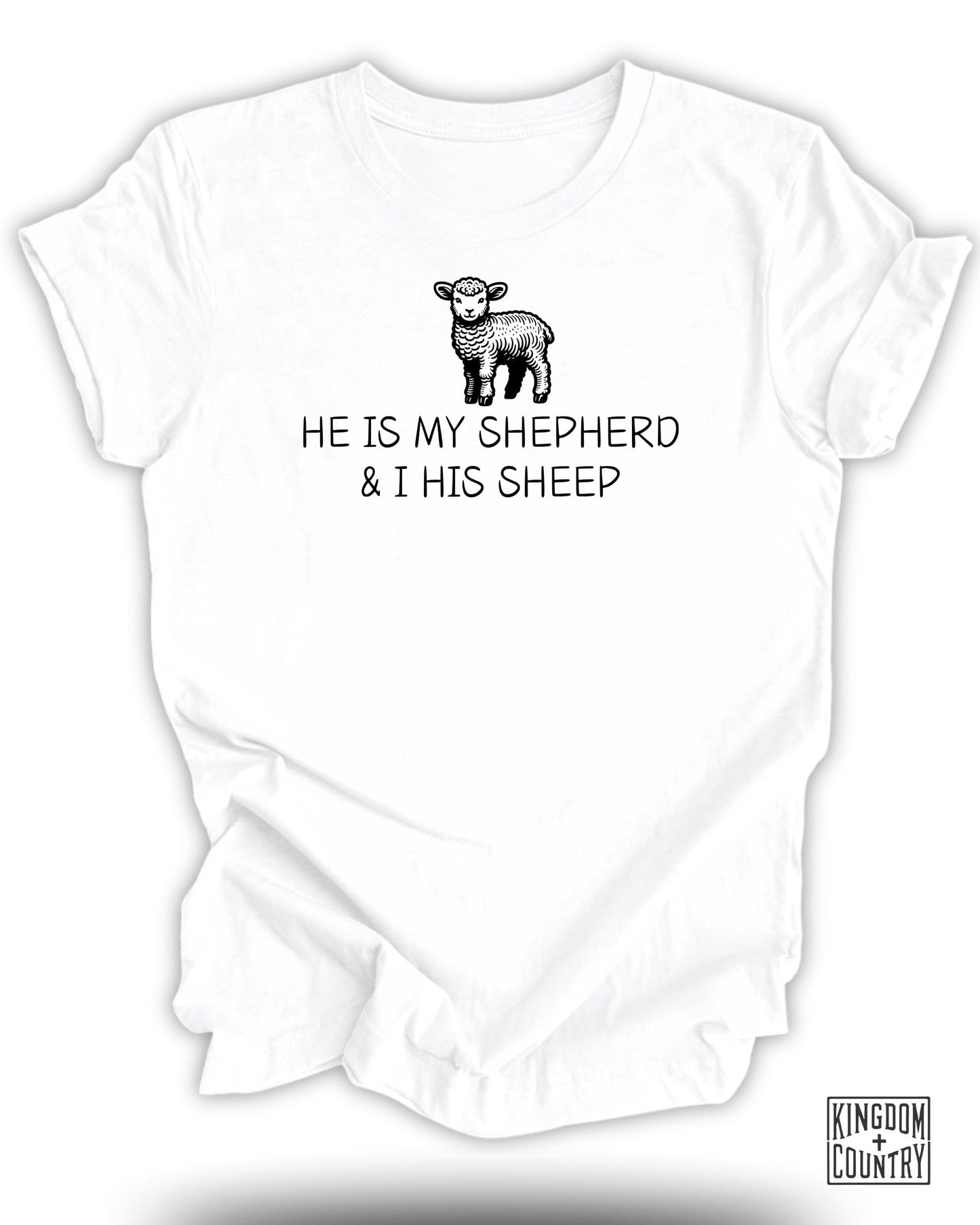 He Is My Shepherd I His Sheep Graphic T-shirt product