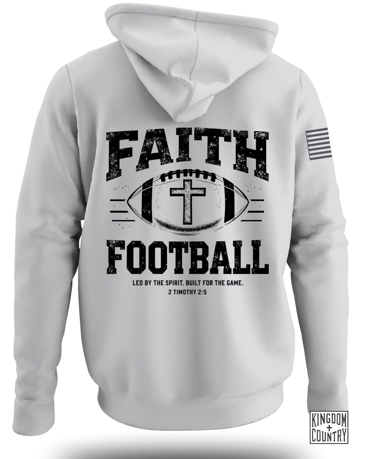 Faith Football Graphic Printed Hoodie product