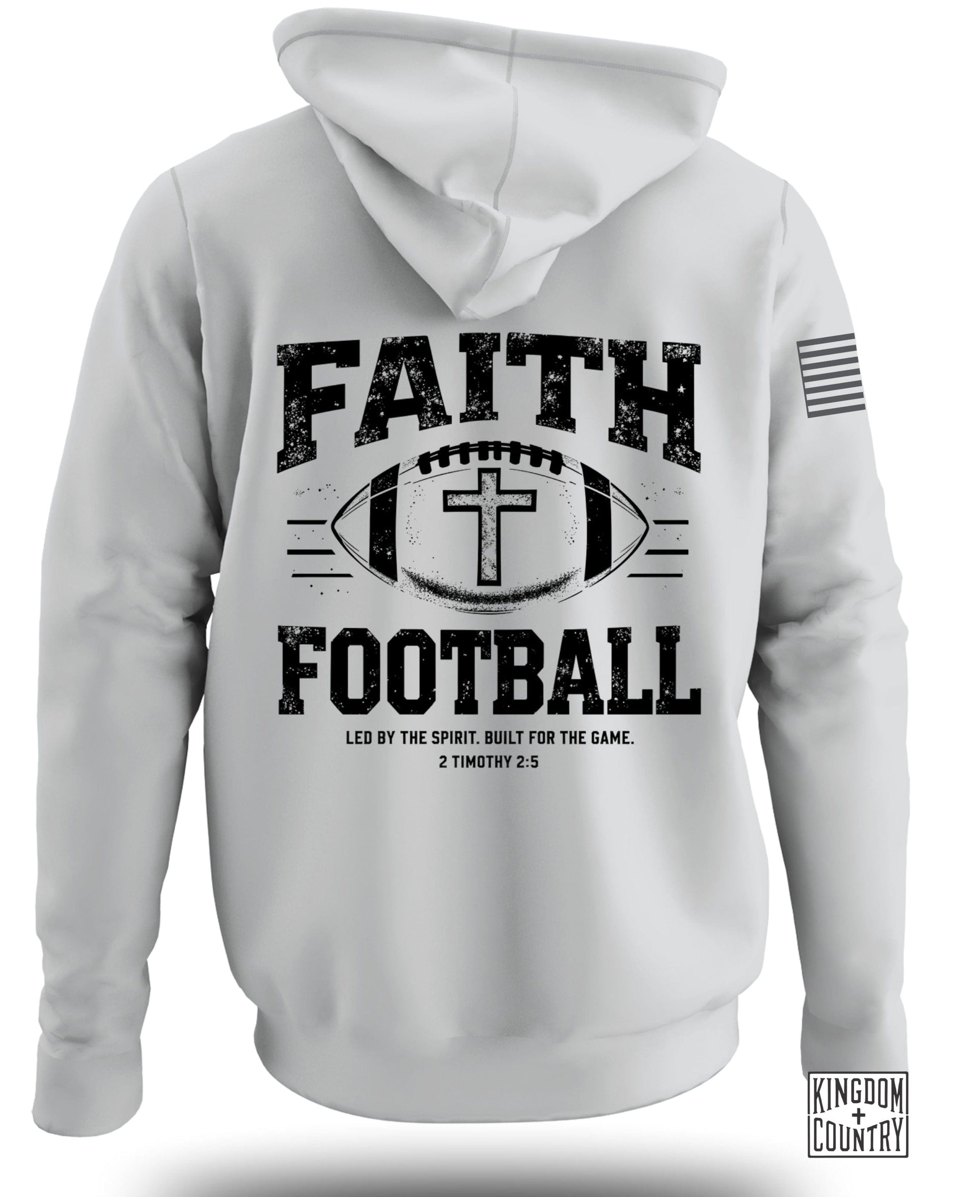 Faith Football Graphic Printed Hoodie product