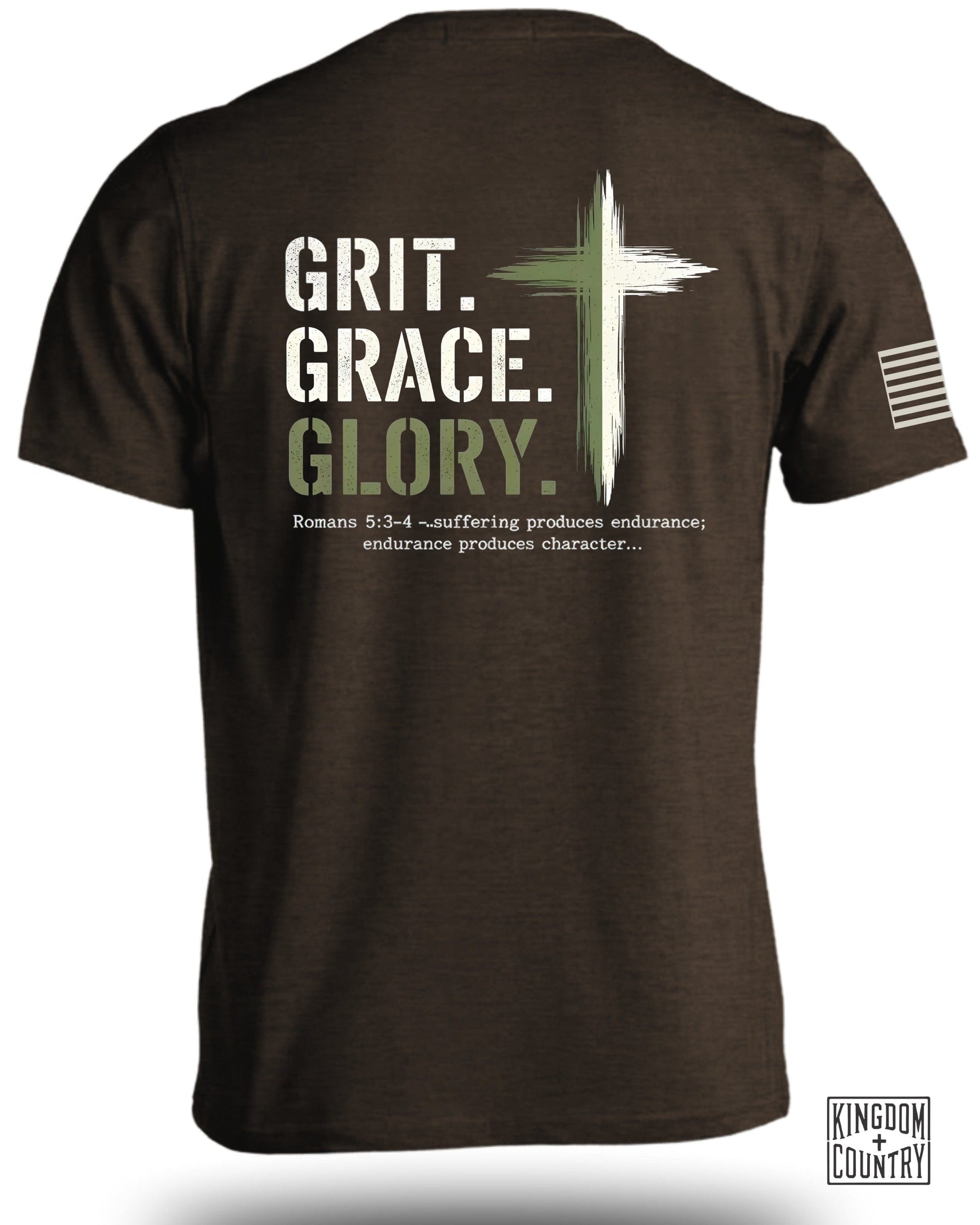 Grit Grace Glory Romans 5:3-4 Inspirational Shirt product