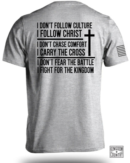 I Follow Christ I Fight For The Kingdom shirt product type