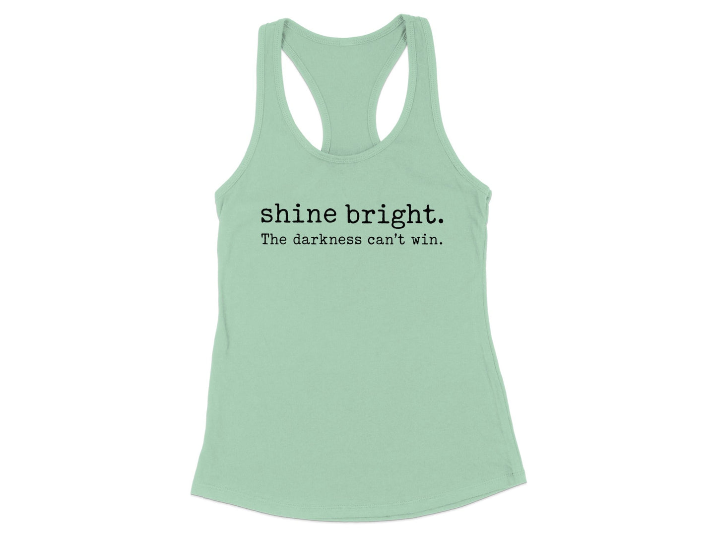Shine Bright Tank Top Inspirational Athletic product type