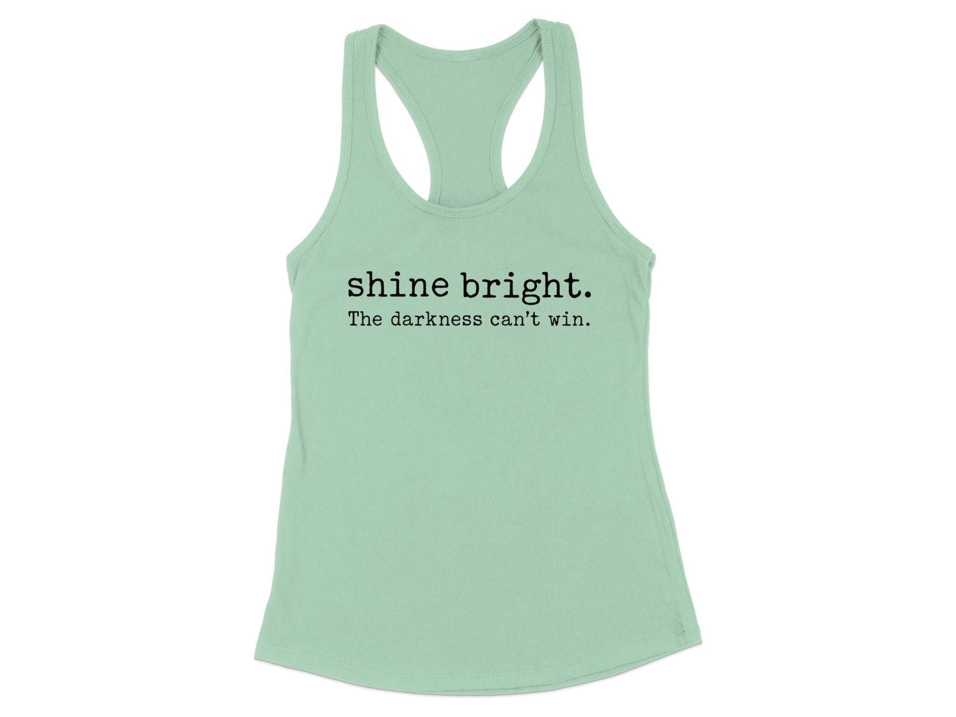 Shine Bright Tank Top Inspirational Athletic product type