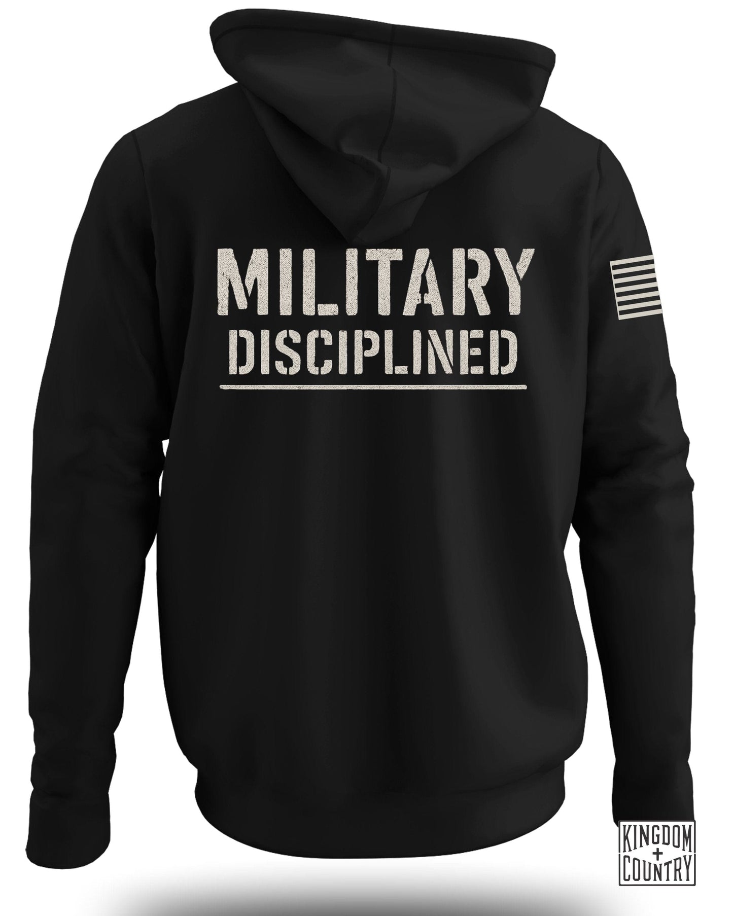 Military Disciplined Hoodie Patriotic Apparel Product