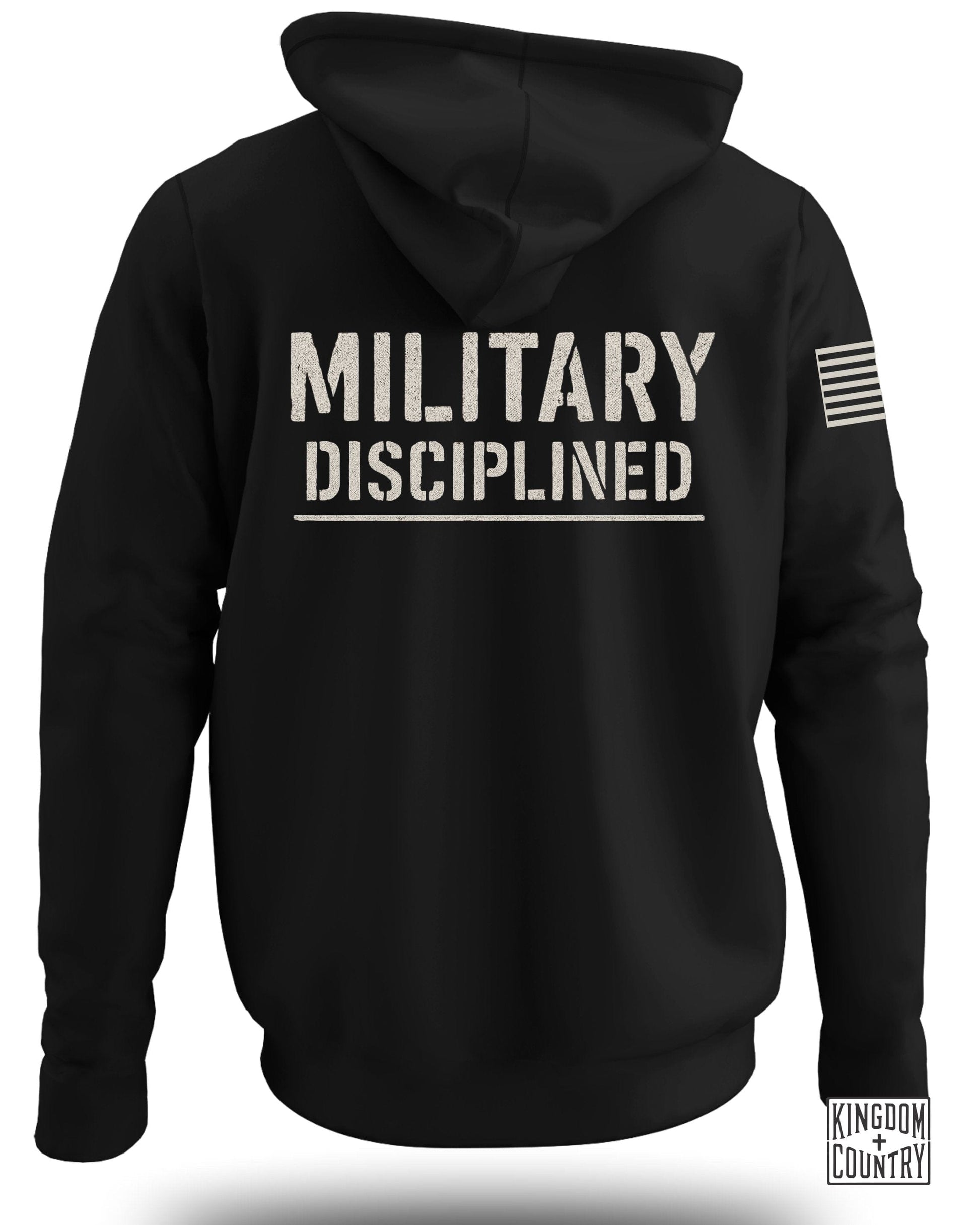Military Disciplined Hoodie Patriotic Apparel Product