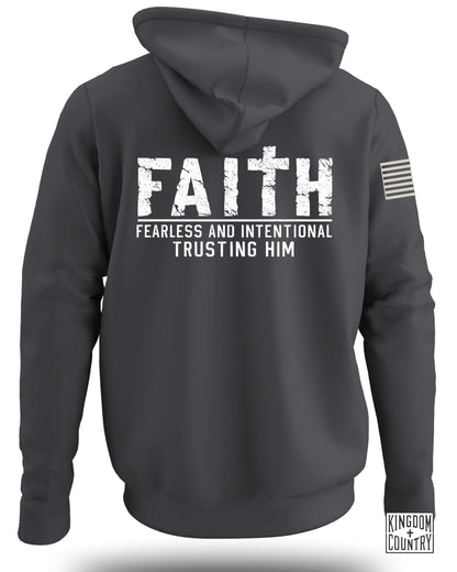 Faith Fearless Trusting Him Hoodie product