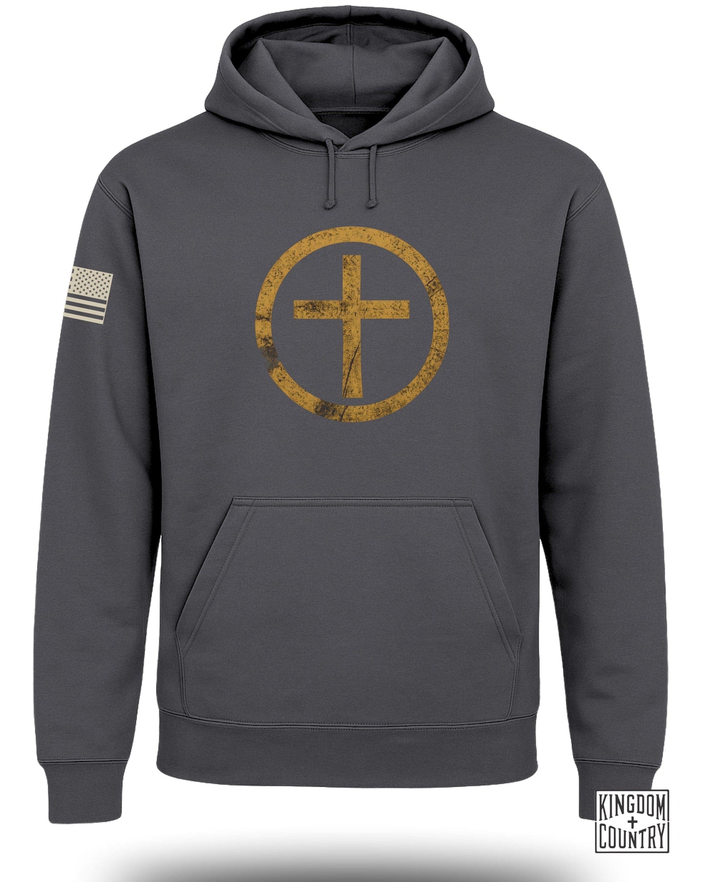 Vintage Cross Emblem Hoodie Stylish Comfort Hooded product type