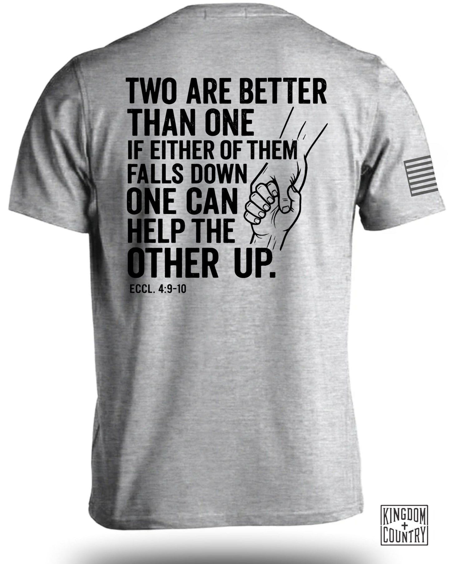 Motivational Graphic T-Shirt Two Are Better Than One product type